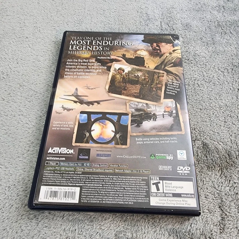 Call of Duty 2: Big Red One (Sony PlayStation 2, 2005)